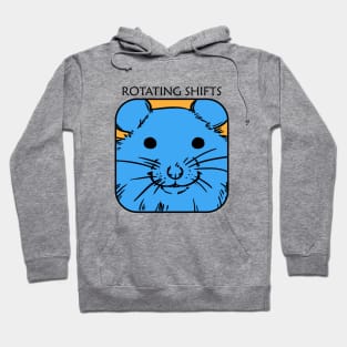 Rotating shifts - Boy hamster Hoodie